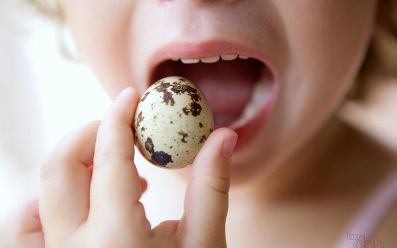 Перепелиное яйцо для ребенка