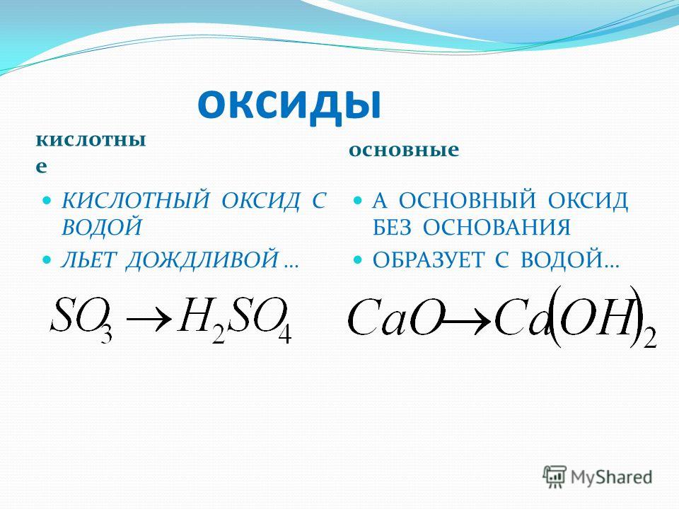 Кислотный оксид 4