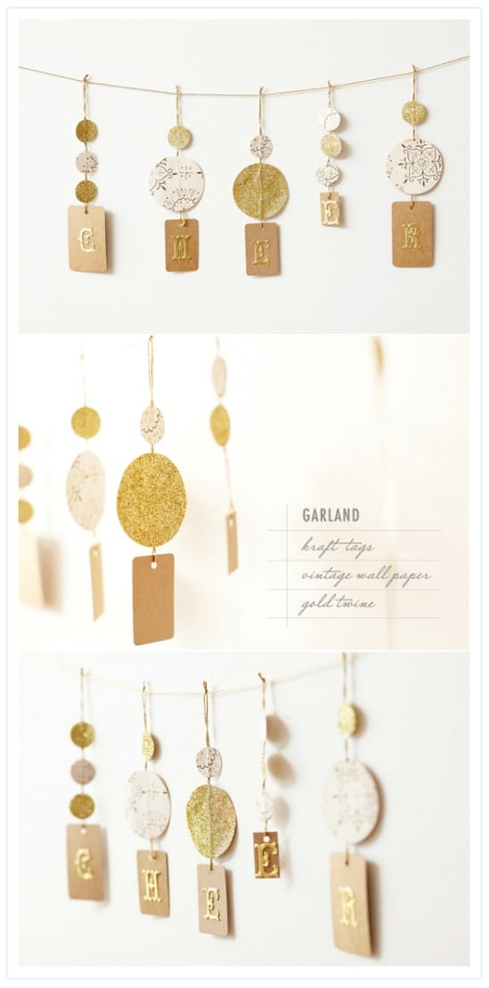 Decorative Garland - 28 Fun and Easy DIY New Year’s Eve Party Ideas