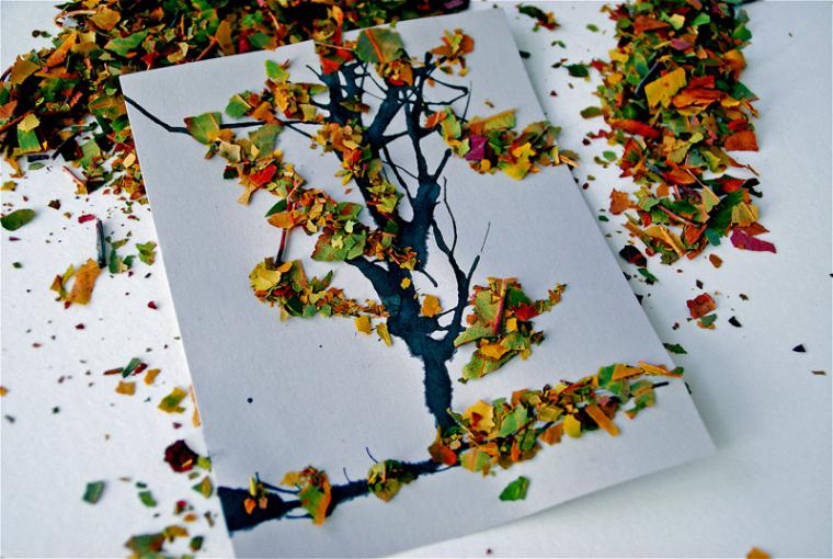 Осенний листопад — идеи для творчества с детьми, фото № 2