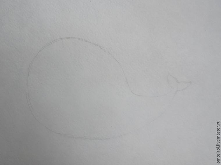 Рисуем акварелью картину для детской «Китёнок с мамой», фото № 3