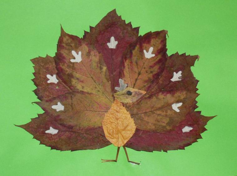 Осенний листопад — идеи для творчества с детьми, фото № 12