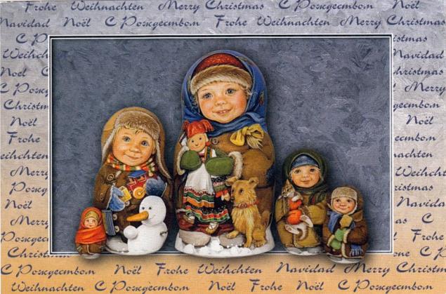 Винтажные новогодние и рождественские открытки., фото № 29