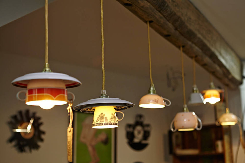 Лампы из подручных материалов 29 вариантов необычных светильников, фото № 7