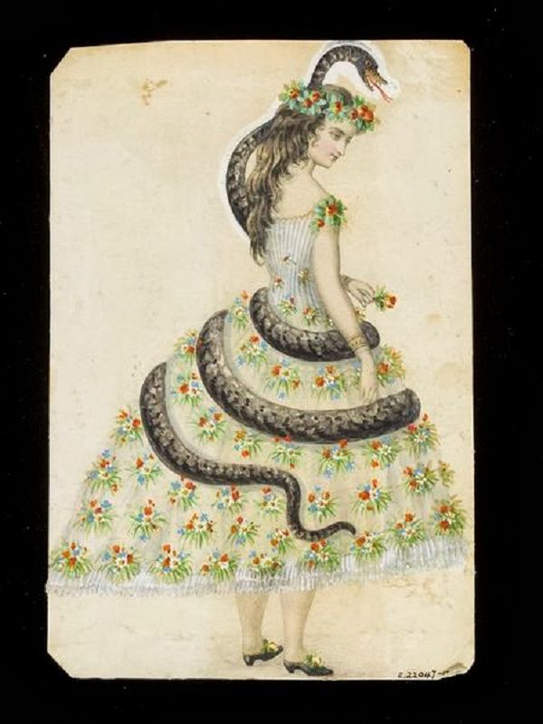 Эскизы необычных маскарадных костюмов 1860-х годов, фото № 21
