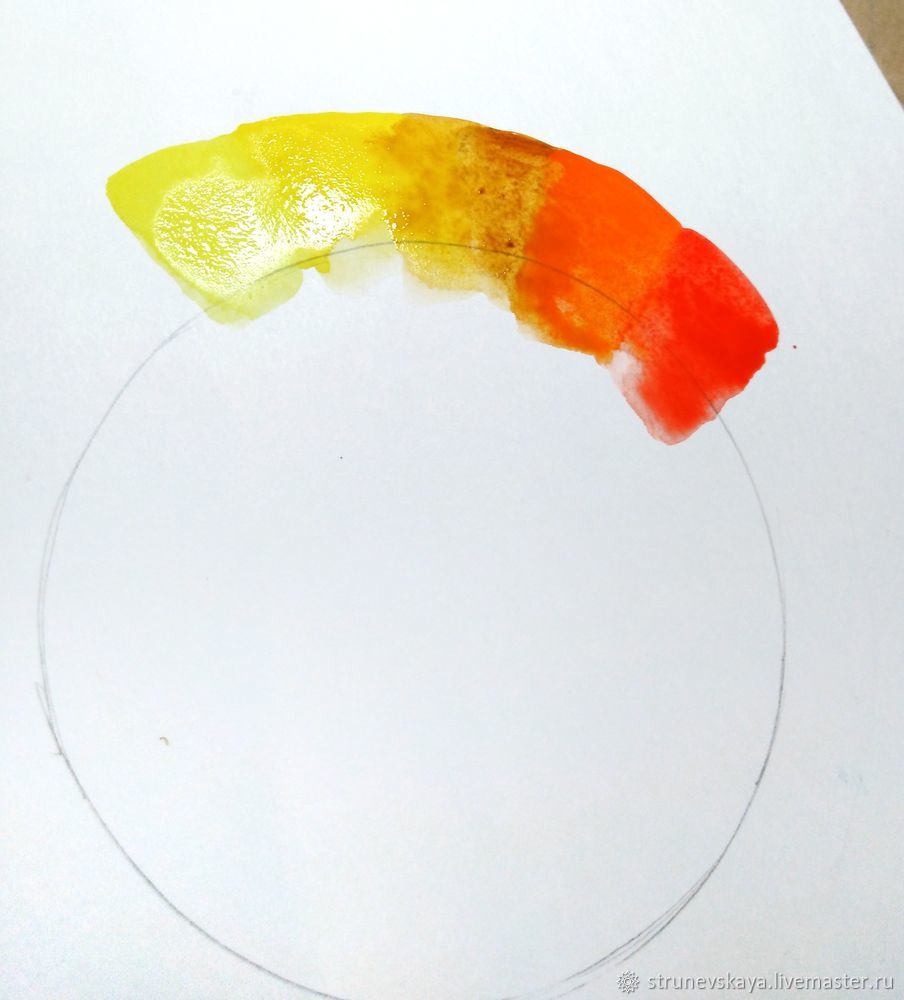 Изучаем свои акварельных краски — делаем цветовые упражнения, фото № 16