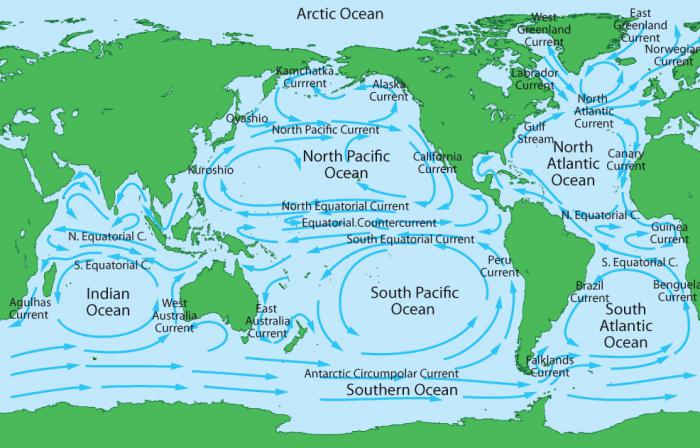 океаническое течение тихого океана