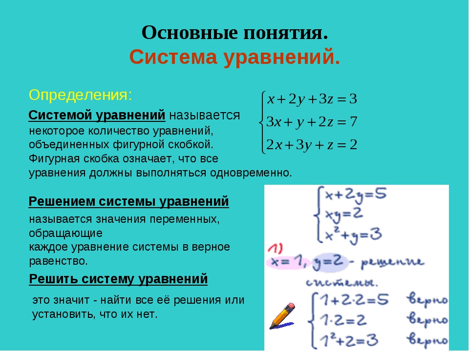 Объяснить уравнения. Системы линейных уравнений и способы их решения 7 класс. Метод уравнения система уравнений. Как решать систему уравнений примеры. Как решать систему уравнений методом.