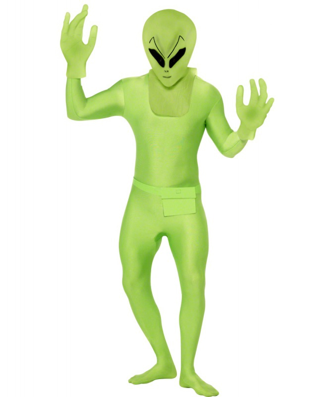 Костюм инопланетянина (зеленого человечка) на новый год