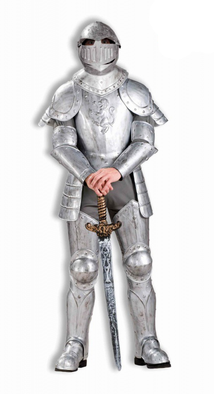 Новогодний костюм рыцаря в доспехах