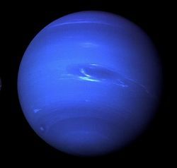 Планета Нептун - ледяной гигант Солнечной системы
