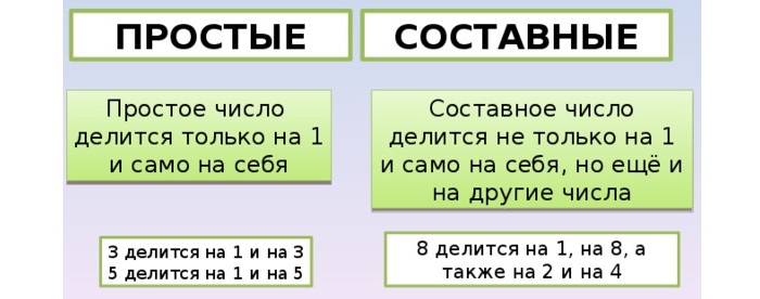 Простые и составные числа