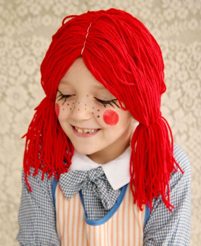 парик куклы для девочки