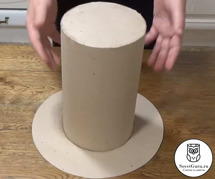 Как сделать шляпу-цилиндр из картона или бумаги своими руками
