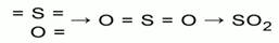 Составление химической формулы сернистого газа