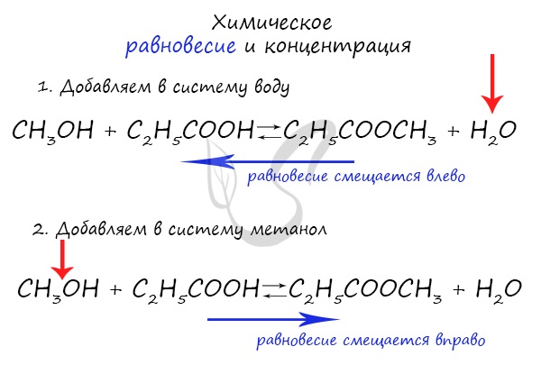 Химическое равновесие и концентрация