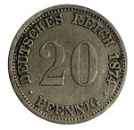 20 пфеннигов 1784 года