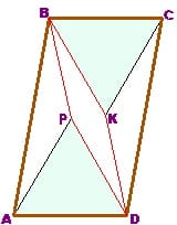 Домашняя задача на параллелограмм и равносторонний треугольник