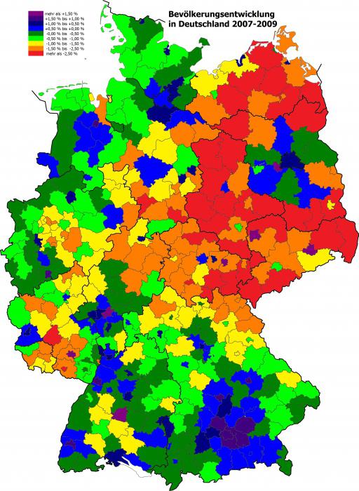 Численность населения германии