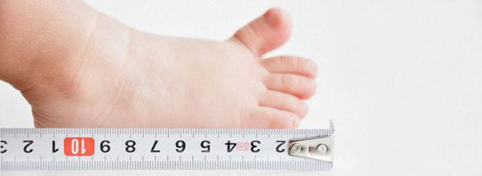 Размер ноги ребенка в сантиметрах. Таблица.