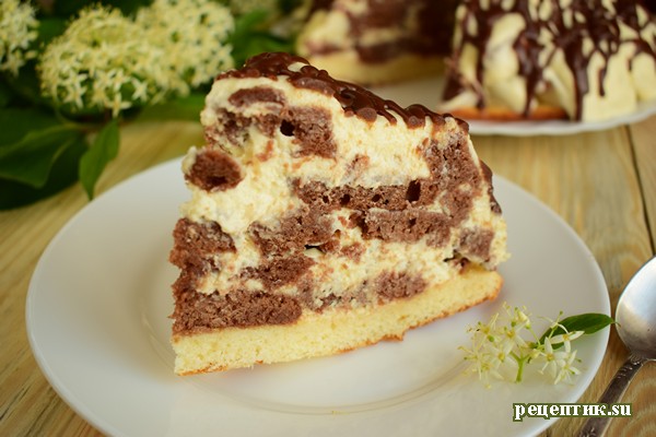 Шоколадный торт «Кучерявый мальчик» - рецепт с фото, результат