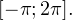 [-\pi;2\pi].