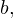b,
